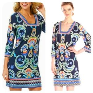 Laundry by Shelli Segal Colorful Patterned Women's Dress- size 12